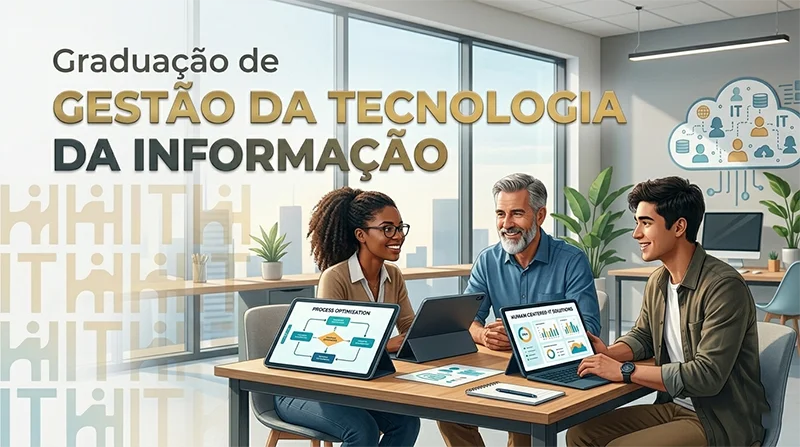 Imagem relacionada à graduação em Gestão de Tecnologia da Informação